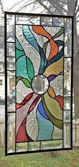 Bevel Stained Glass Window Panel