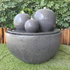 3 Balls With Bowl Base Water Fountain
