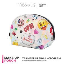 promo emoji cosmetic pouch makeup bag