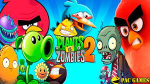 Plants Vs Zombies 2 Vs Angry Birds Vs Evil Red Zombie! - YouTube