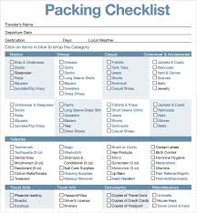 Printable Moving Packing Checklist Under Fontanacountryinn Com