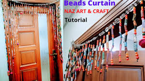 handmade paper beads curtain tutorial