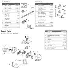 garage door opener parts diagram