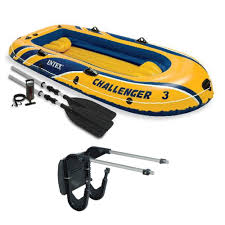 intex challenger 3 boat 2 person raft