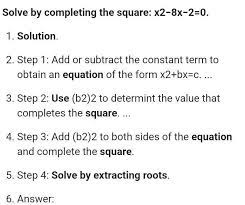 How Can You Solve Quadratic Equation In