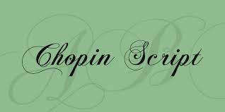 Chopin Script Font 1001 Fonts