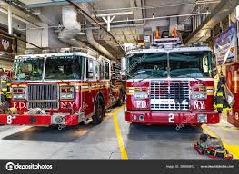 new york city usa march 2020 fire truck