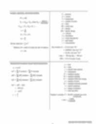 Formula Sheet Of Ap Chemistry Cheat