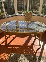 Glass Top Dining Table With 4 Chairs