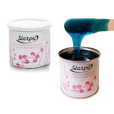 Starpil Wax Blue Azulene Soft Strip Wax Liposoluble 16 9 Oz 500 Ml
