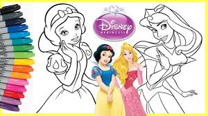Pin by sari febriyani on gambar disney princess coloring pages. Mewarnai Putri Salju Disney Princess Coloring Page Snow White Princess Aurora Youtube