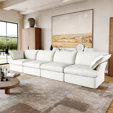 4 Seater Sofa In White Mhx Sf 104lb