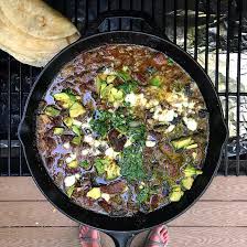 elk chile verde with chimichurri wild