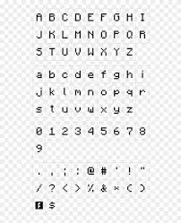 The game lets you create whatever you want; Minecraft Font Character Map Font Elle Futura Free Download Hd Png Download 550x954 1711376 Pngfind