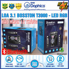 Loa vi tính 3.1 Bosston T3900 – Bluetooth – Led RGB – Chính Hãng – Tích hợp  USB, Thẻ nhớ, FM công suất 60W - Loa Vi Tính