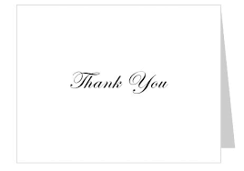 Free Thank You Card Template Simple No Background Word Openoffice