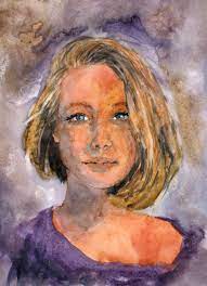 easy watercolor portraiture painting