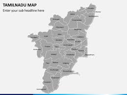 Things to do in tamil nadu, india: Tamilnadu Map Powerpoint Sketchbubble