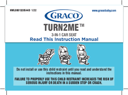 User Manual Graco Turn2me English