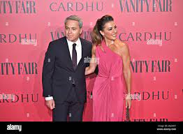 Vicente Vallés and Ángeles Blanco attend the presentation of the  'Journalist of the Year' award given by Vanity Fair magazine on June 22,  2022, in Madrid (Spain). PHOTOCALL;JOURNALIST;AWARD Francisco Guerra   Europa
