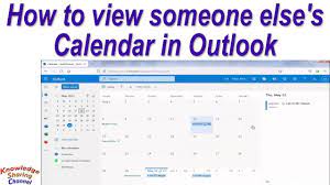 calendar in outlook you