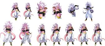 She, along with android 18, are the main protagonists in the android 21 arc. Forms Of Majin Android 21 Dragon Ball Fighterz Png Renders Aiktry