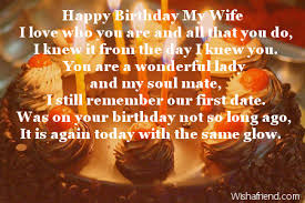 happy birthday my wife wife birthday poem