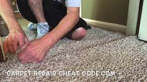 how to repair a carpet seam part 1