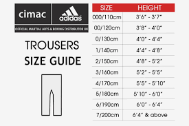 Adidas Size Chart Trousers Best Picture Of Chart Anyimage Org