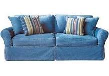 Image result for denim sofa