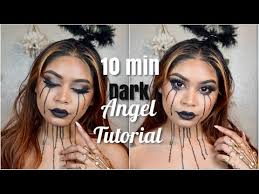 dark angel halloween makeup tutorial