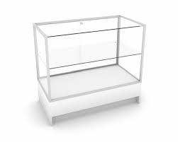 Glass Display Counter Frameless Front