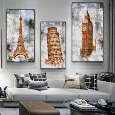 World City Landscape Paris Eiffel Tower