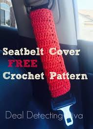 Free Crochet Pattern Seatbelt Cover