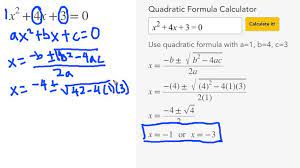 Quadratic Equation Solver And