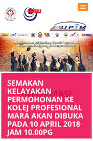 The kpm curriculum is developed by the experts in the relevant fields. Kolej Profesional Mara Seri Iskandar On Twitter Berikut Adalah Maklumat Yang Baru Kami Terima Kami Berharap Bakal Pelajar Dapat Bersabar Insyaallah Sistem Akan Pulih Dan Anda Akan Dapat Melihat Keputusan Permohonan Anda