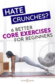 crunches 6 better core exercises