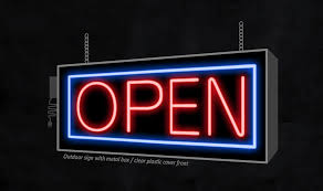Open Outdoor Led Sign For Home