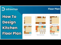 how to design kitchen floor plan