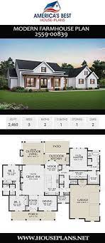 House Plan 2559 00839 Modern