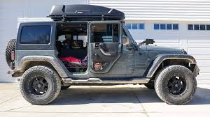sleep in a jeep wrangler complete bed