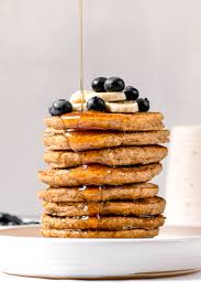 protein oatmeal blender pancakes