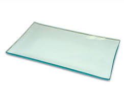 Rectangular Glass Platter A Place Setting