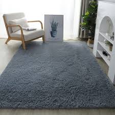 fluffy large carpet living room plush