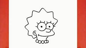 HOW TO DRAW LISA SIMPSON FROM THE SIMPSONS - YouTube