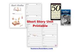short story lit unit free printable