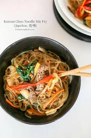 Japchae Korean Glass Noodle Stir Fry