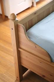Ikea Hurdal Solid Pine Wood Bed Double