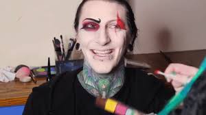 chris motionless clown makeup tutorial