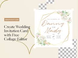 create wedding invitation card with